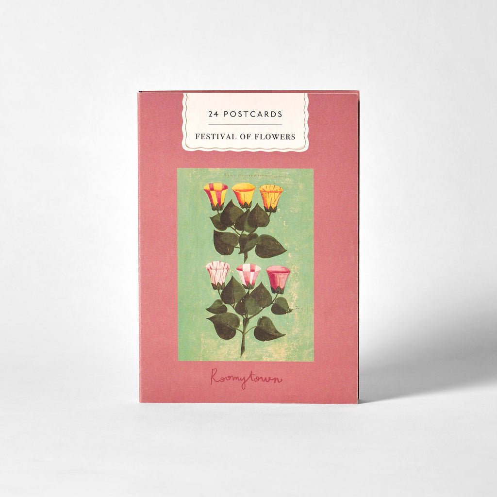 Postcard Book - Festival of Flowers – Roomytown UK