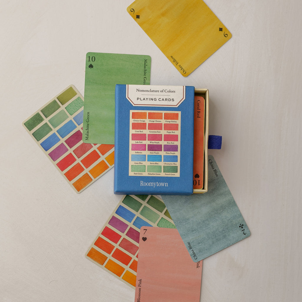 Nomenclature of Colours Single Playing Card Deck – Roomytown UK