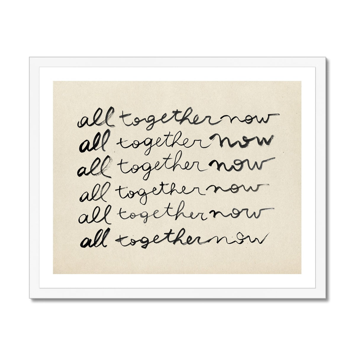 All Together Now Fine Art Print