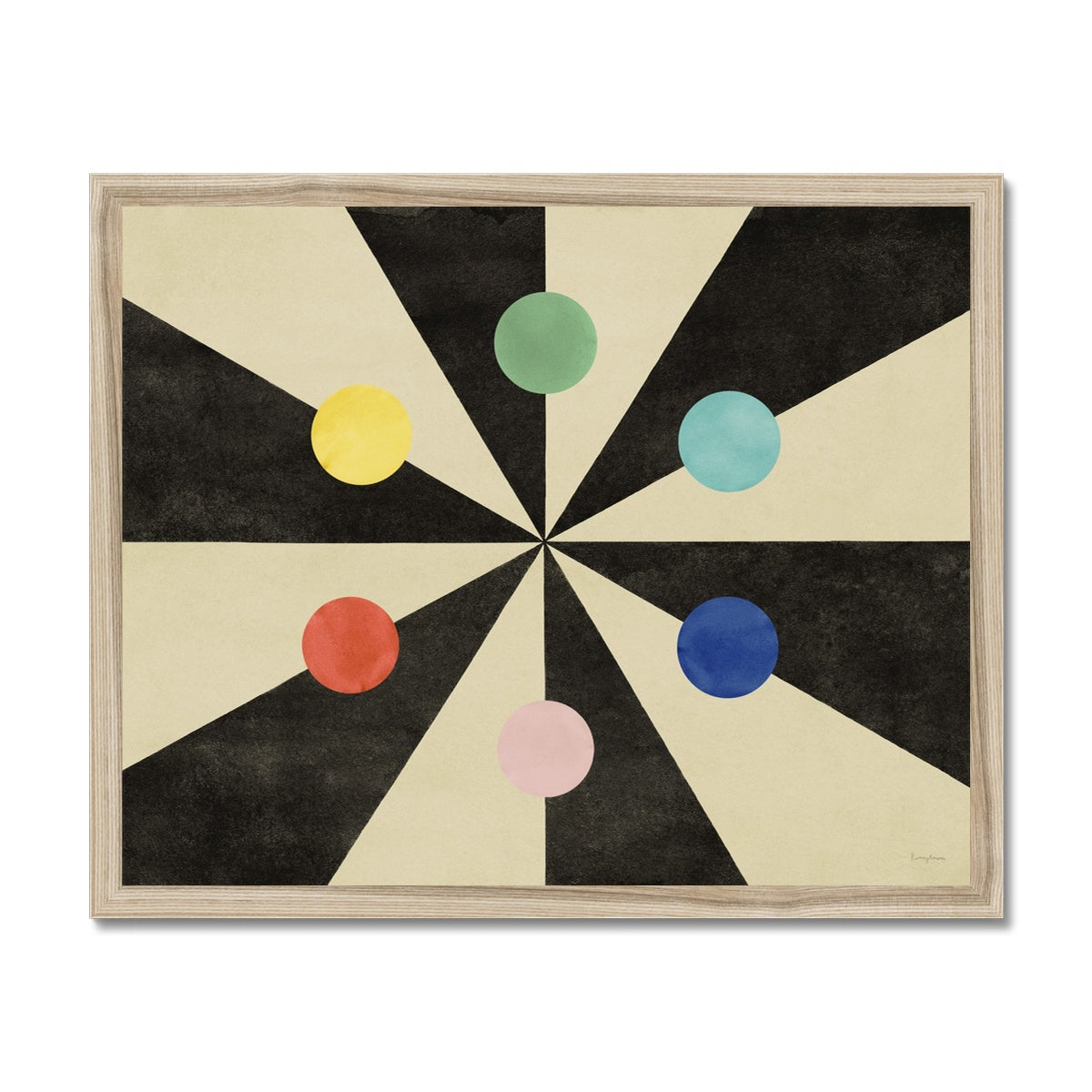 Benson's Colour Hexagon Fine Art Print