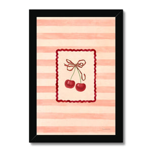 Cherry Framed Fine Art Print