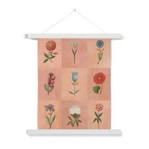 Pink Festival of Flowers Fine Art Print with Hanger