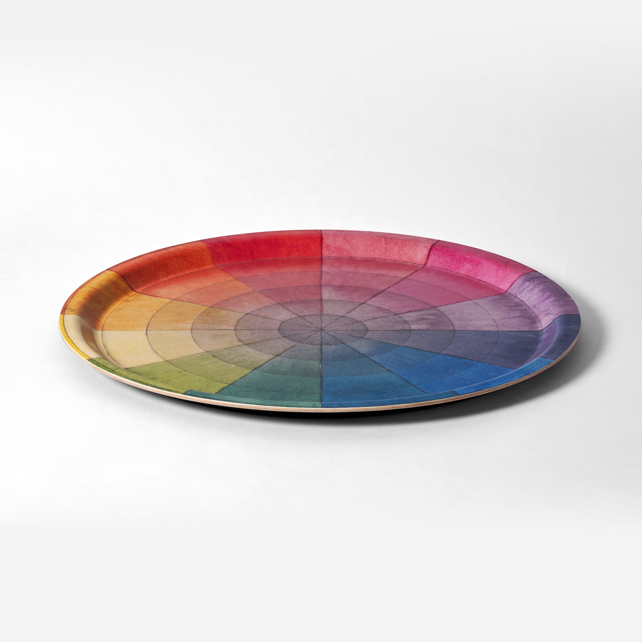 Birchwood Tray - Philipp Otto Runge Colour Wheel
