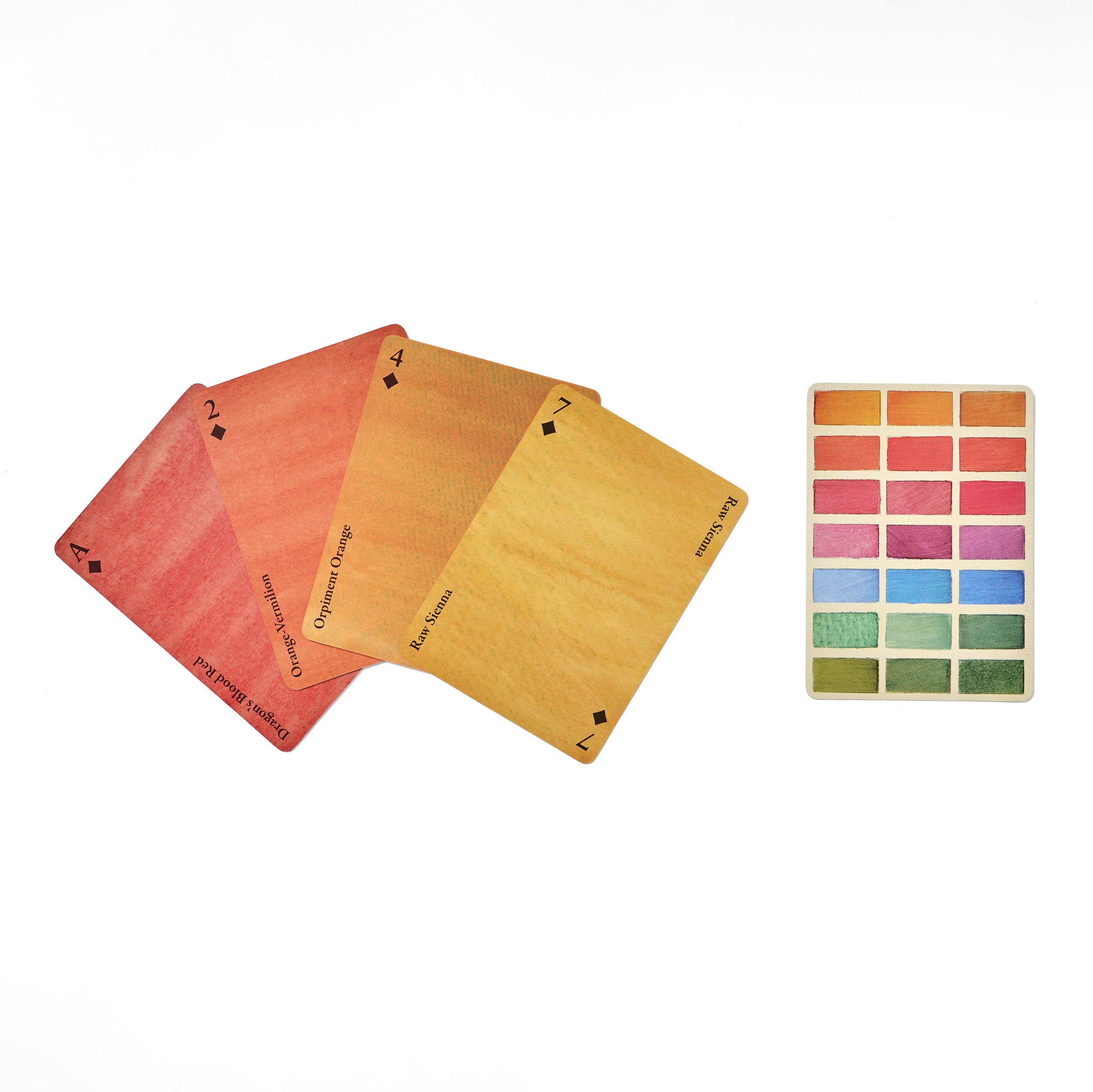 Standard Playing Card Color Code Nomenclature of Colours Single Playing Card Deck – Roomytown UK