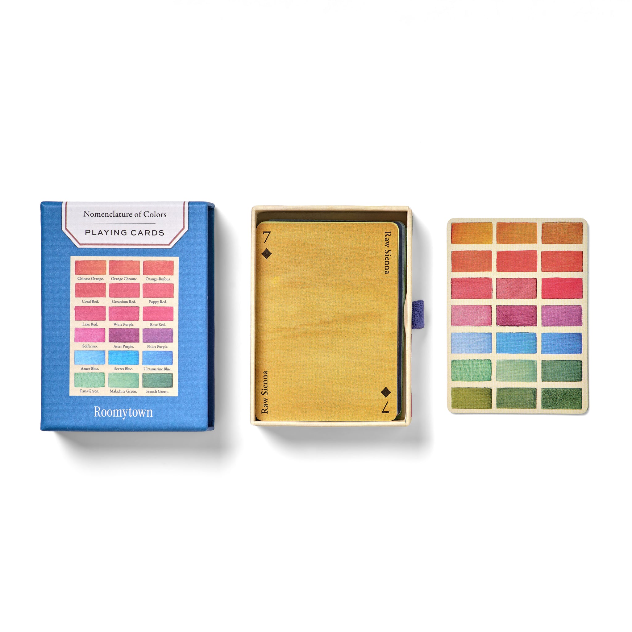 Nomenclature of Colours Single Playing Card Deck – Roomytown UK