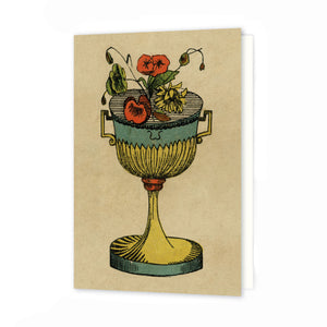 Greetings Card - Tarot Card Cups