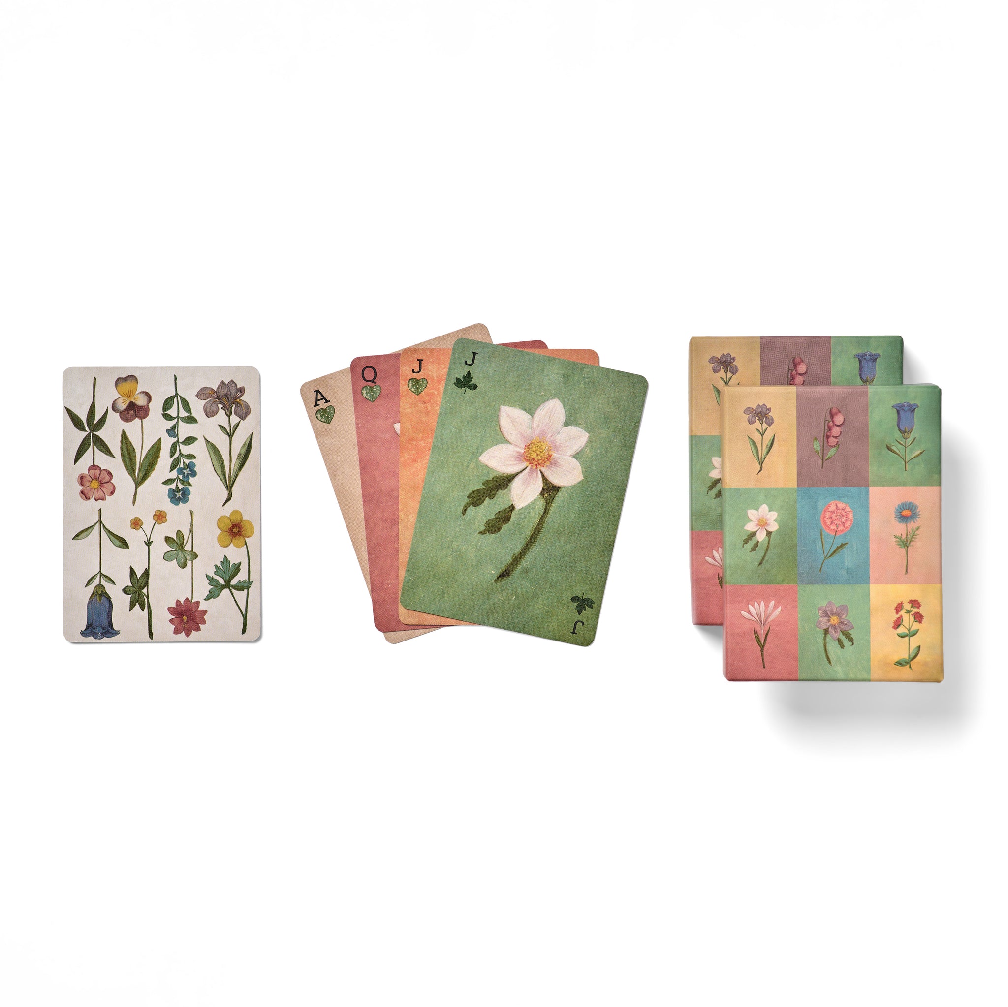 Playing Cards - Set of Two Decks - Festival of Flowers – Roomytown UK