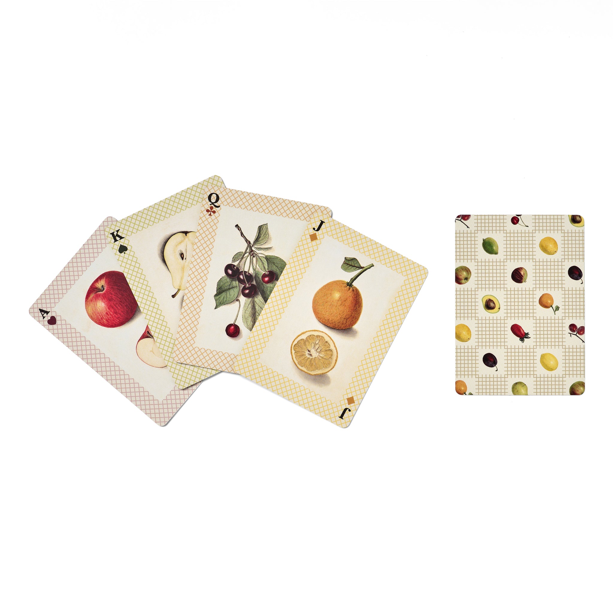 Watercolour Fruits Single Playing Card Deck – Roomytown UK