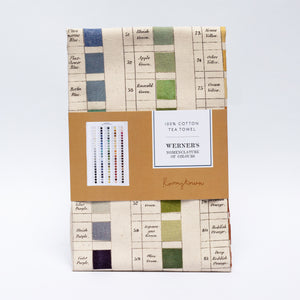Cotton Tea Towel - Werner's Nomenclature of Colours