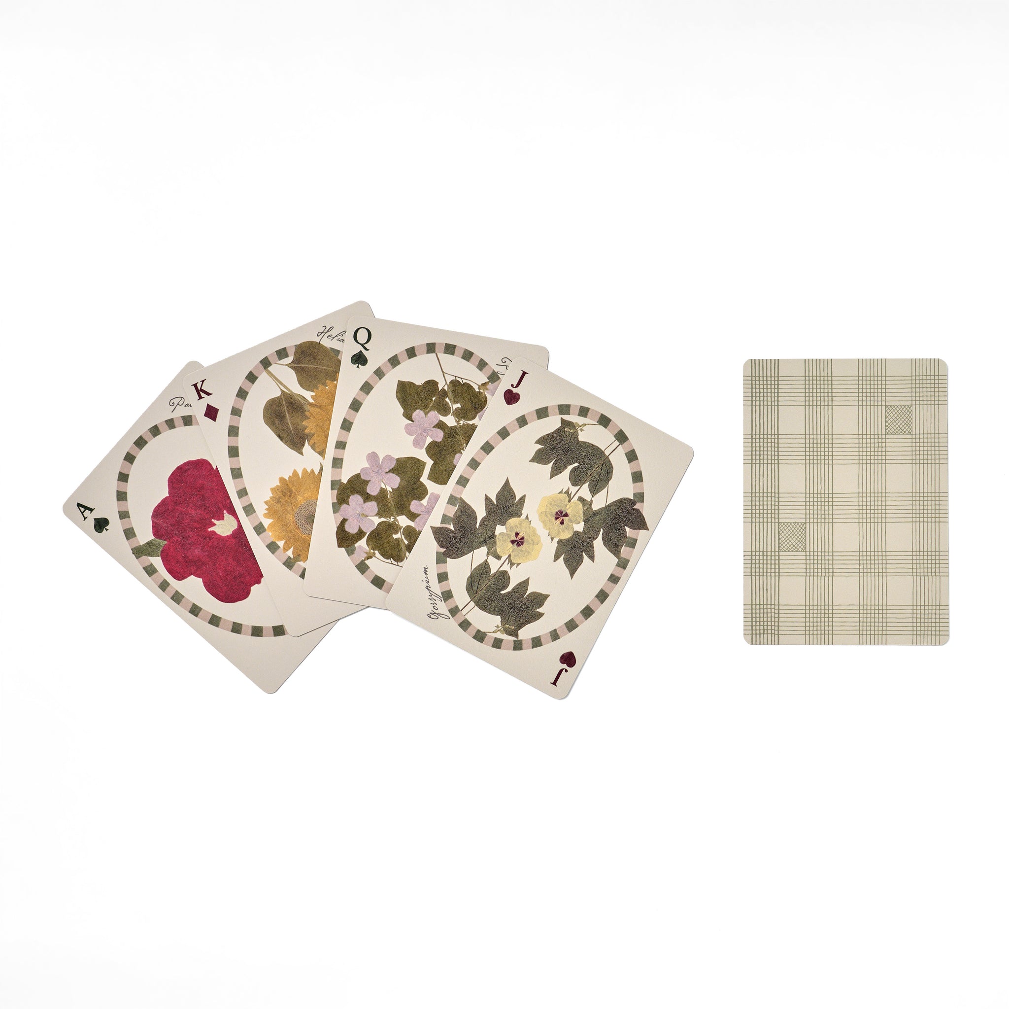 Single Deck Playing Cards - The Living Herbarium – Roomytown UK