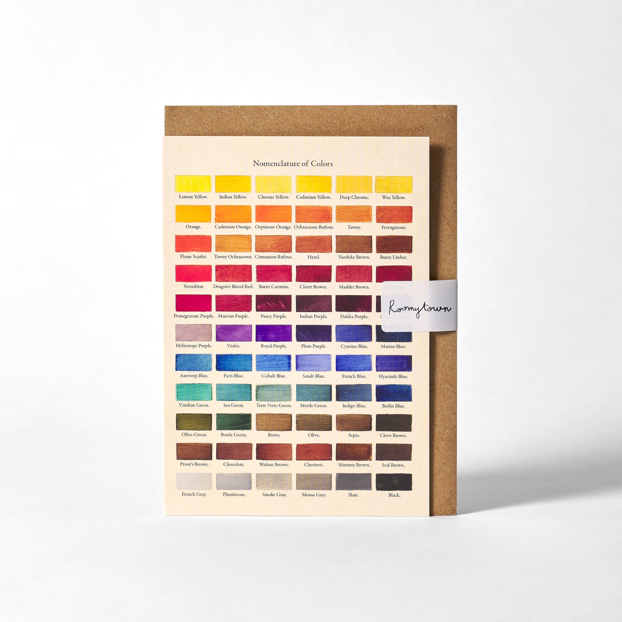 Greetings Card - Nomenclature of Colors