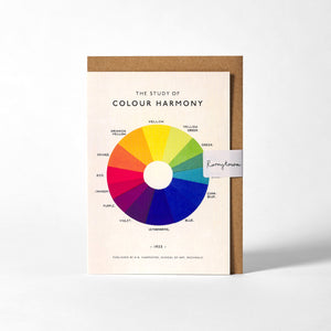Greetings Card - The Study of Colour Harmony