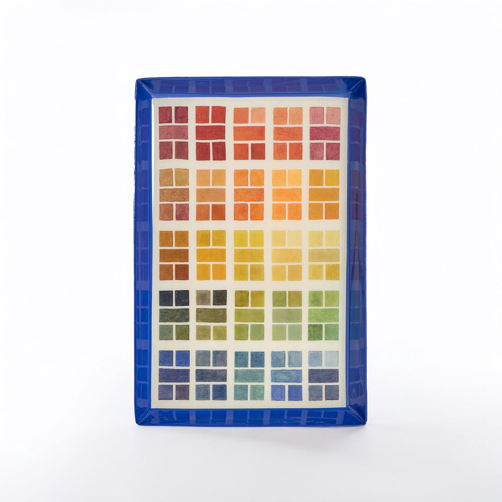 Watercolour Swatches Rectangle Enamel Tray – Roomytown UK