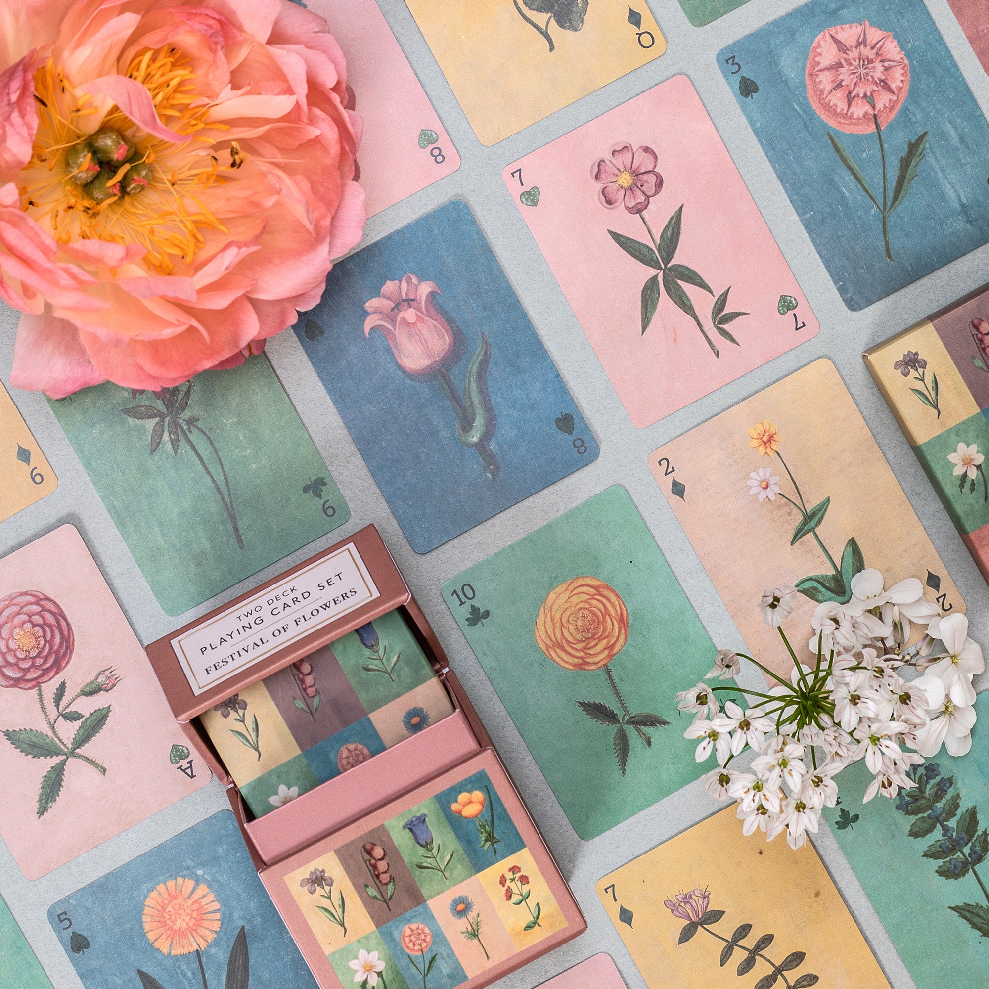 Festival of Flowers Playing Card Set