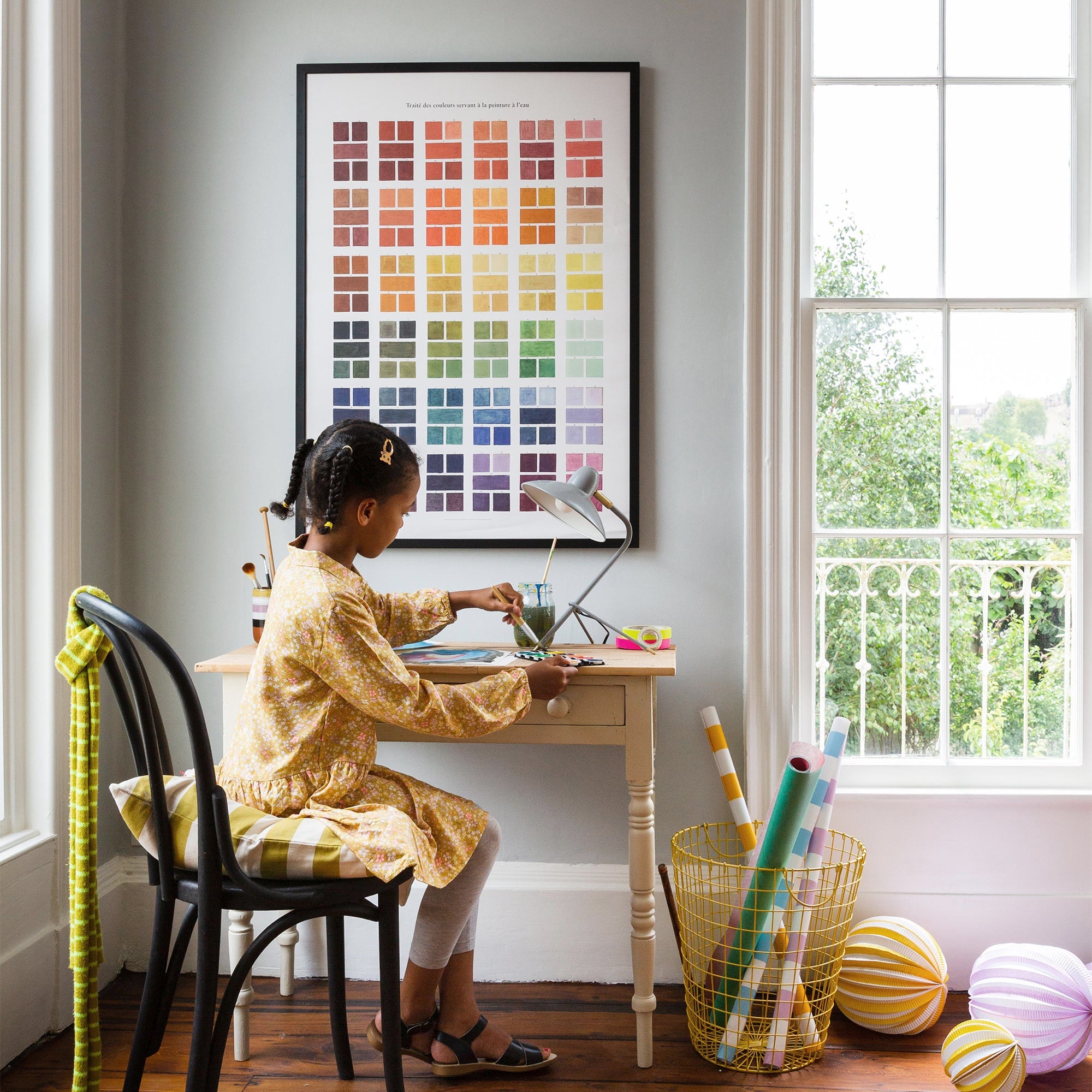 Watercolour Swatches  Fine Art Print