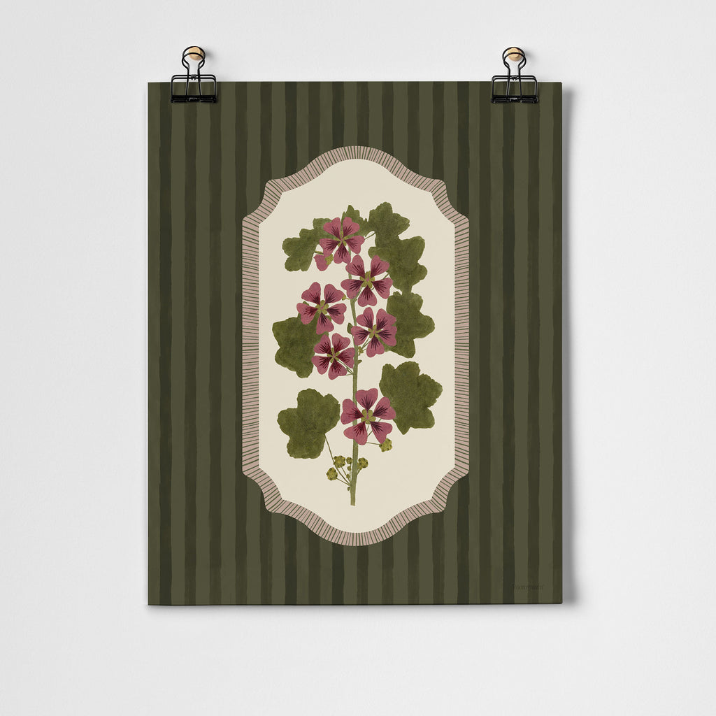 Living Herbarium Geranium Fine Art Print – Roomytown UK