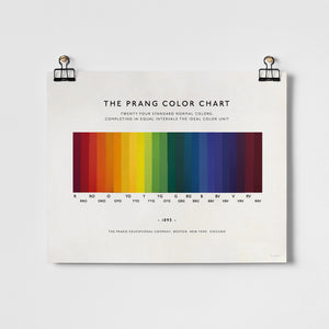 The Prang Color Chart Fine Art Print