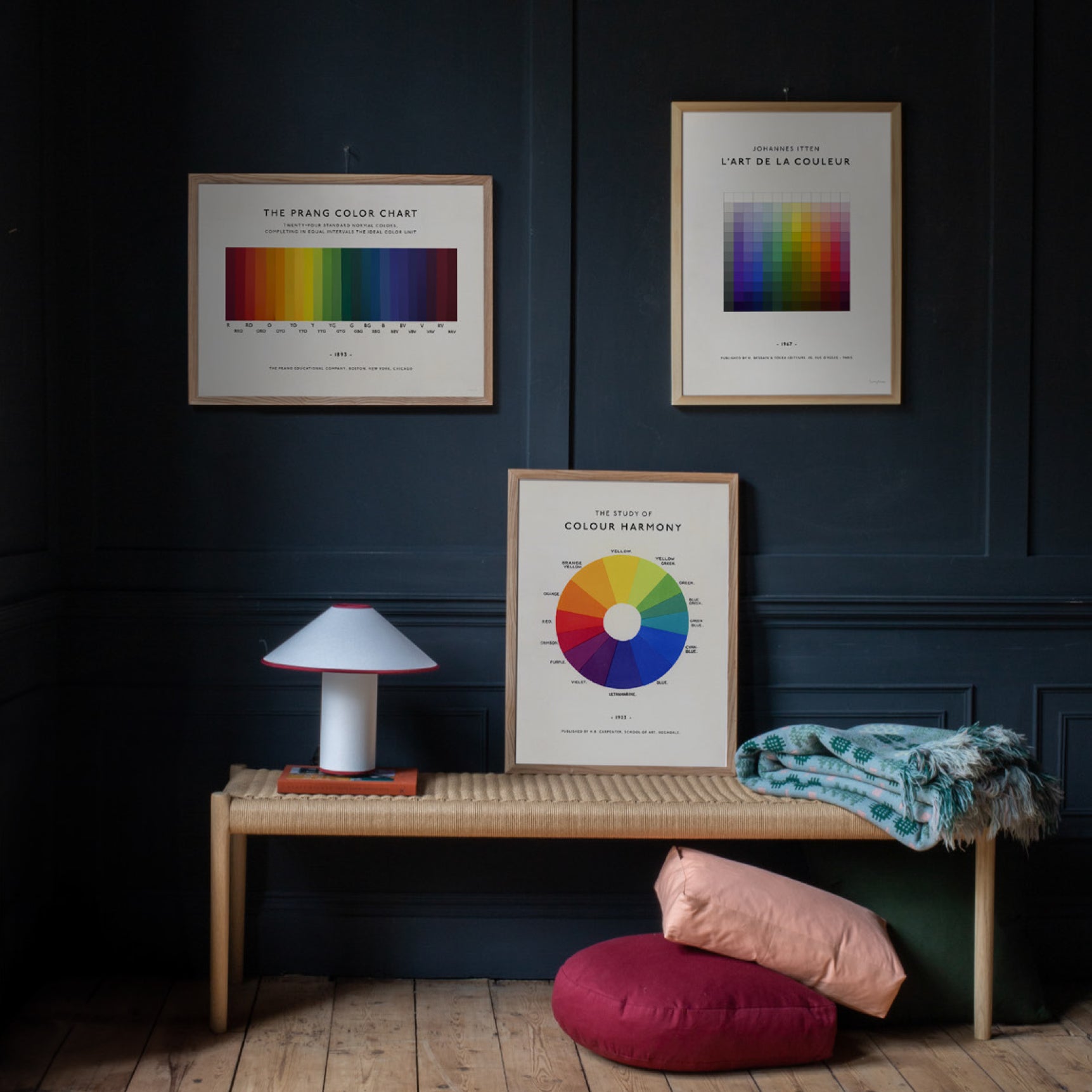 The Prang Color Chart Fine Art Print with Hanger