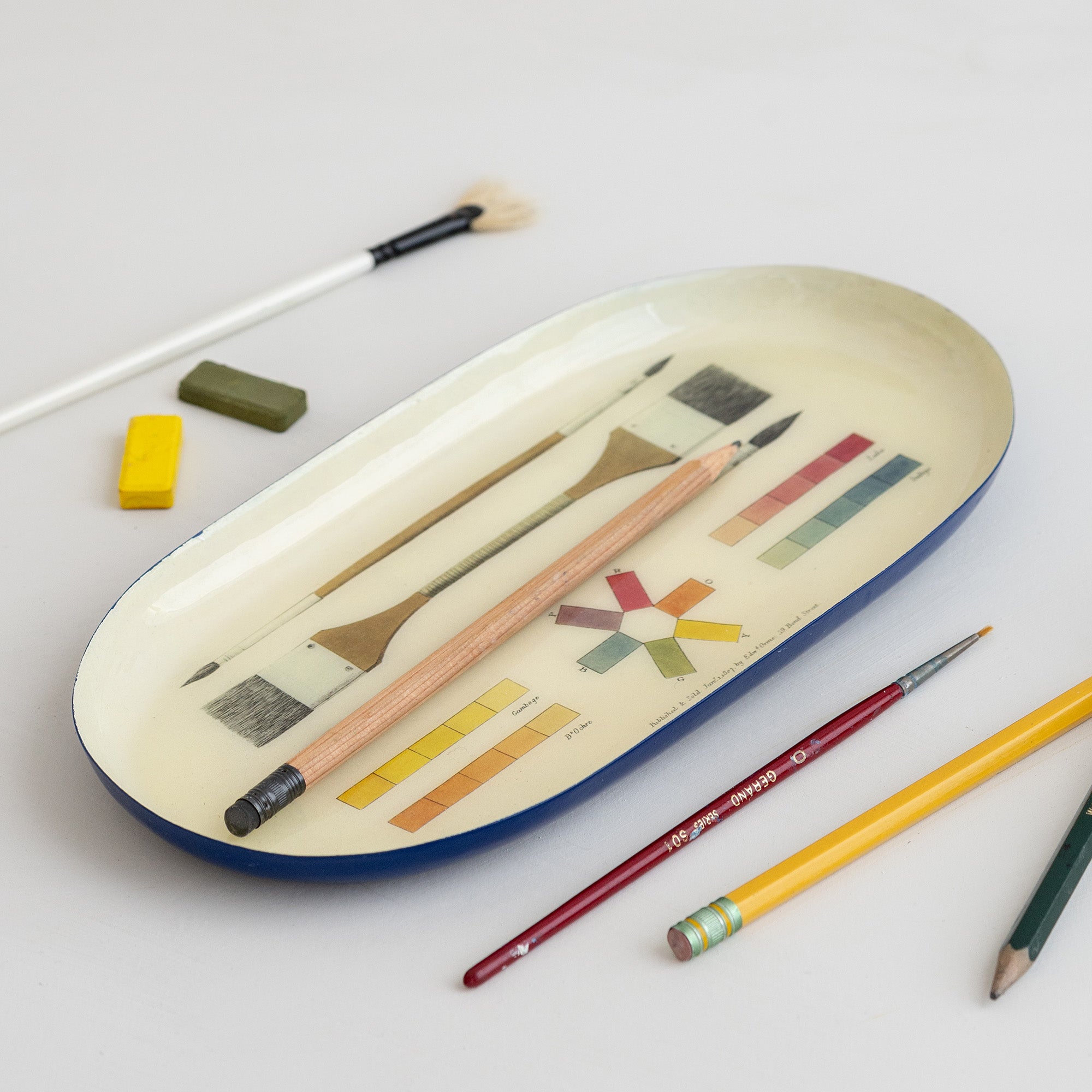 The Art of Colouring Oval Enamel Tray – Roomytown UK