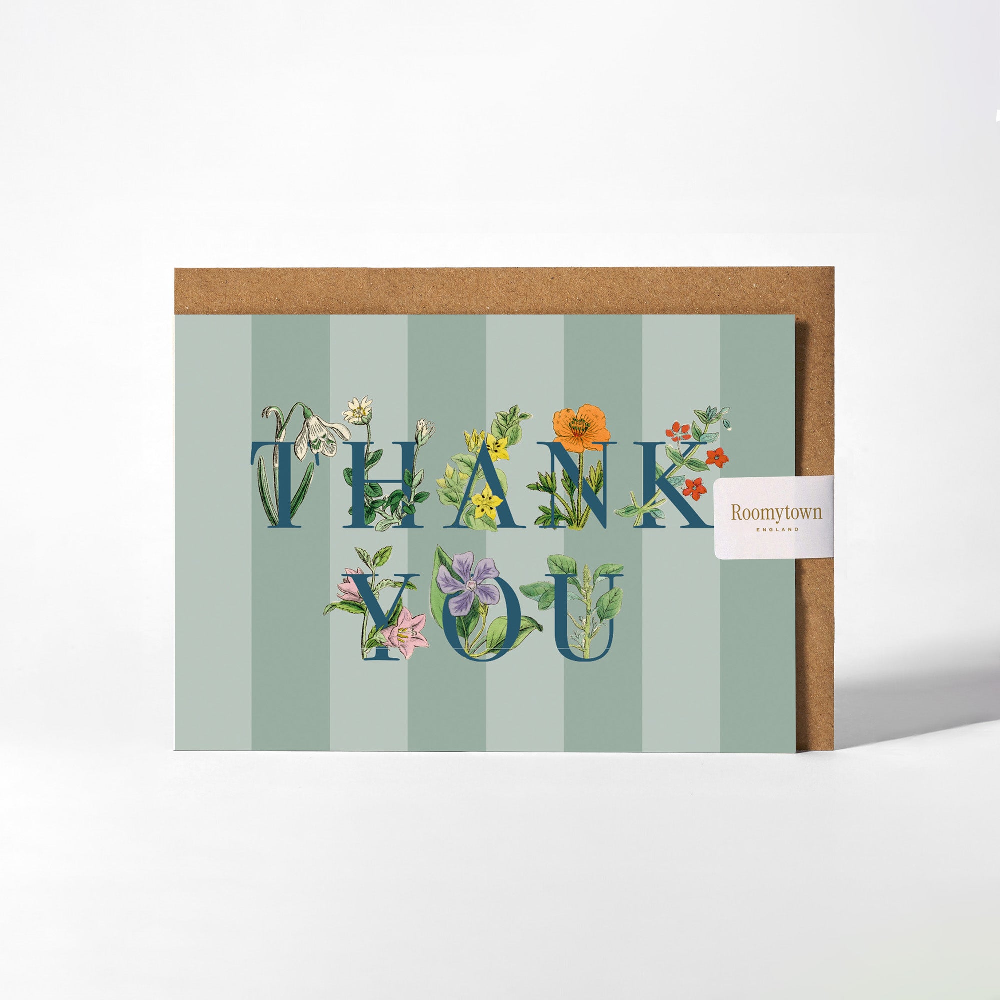 Greetings Card - Thank You Wildflowers