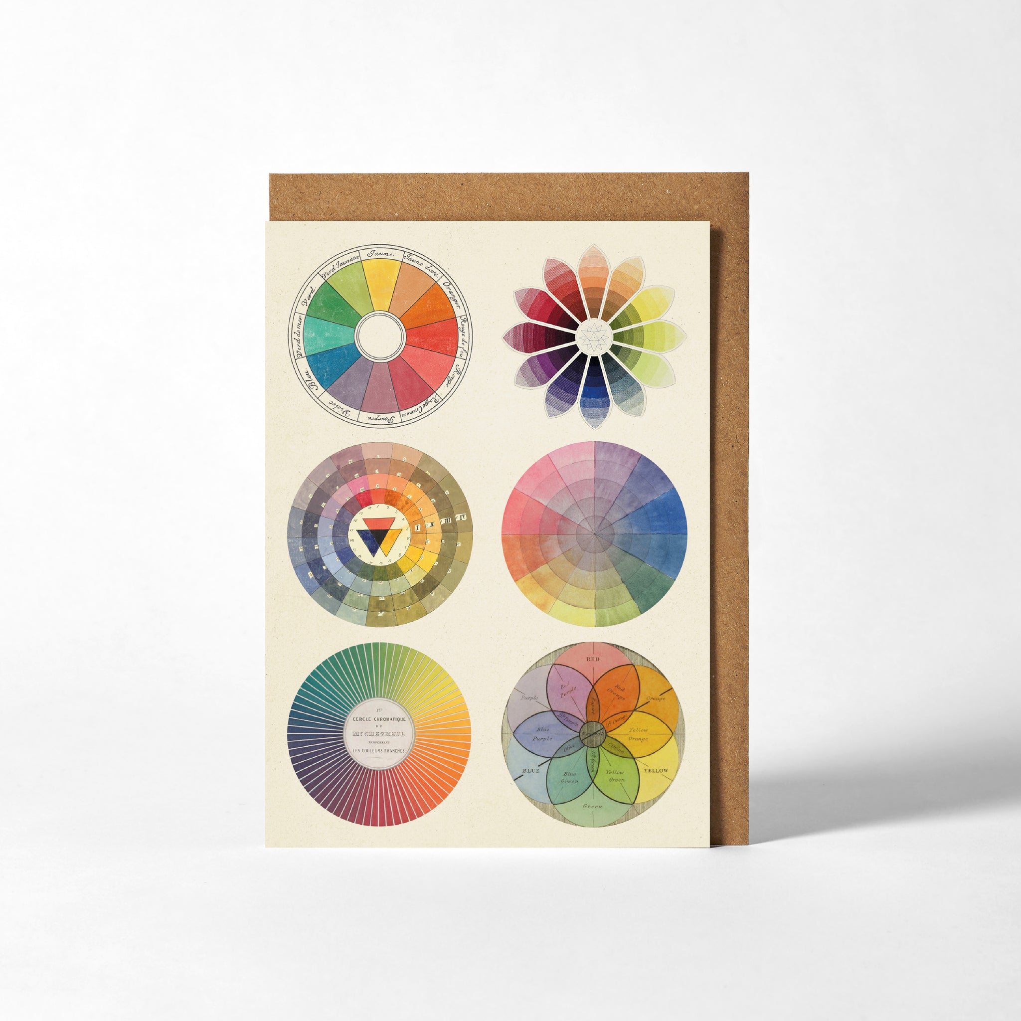 Greetings Card - Colour Wheels