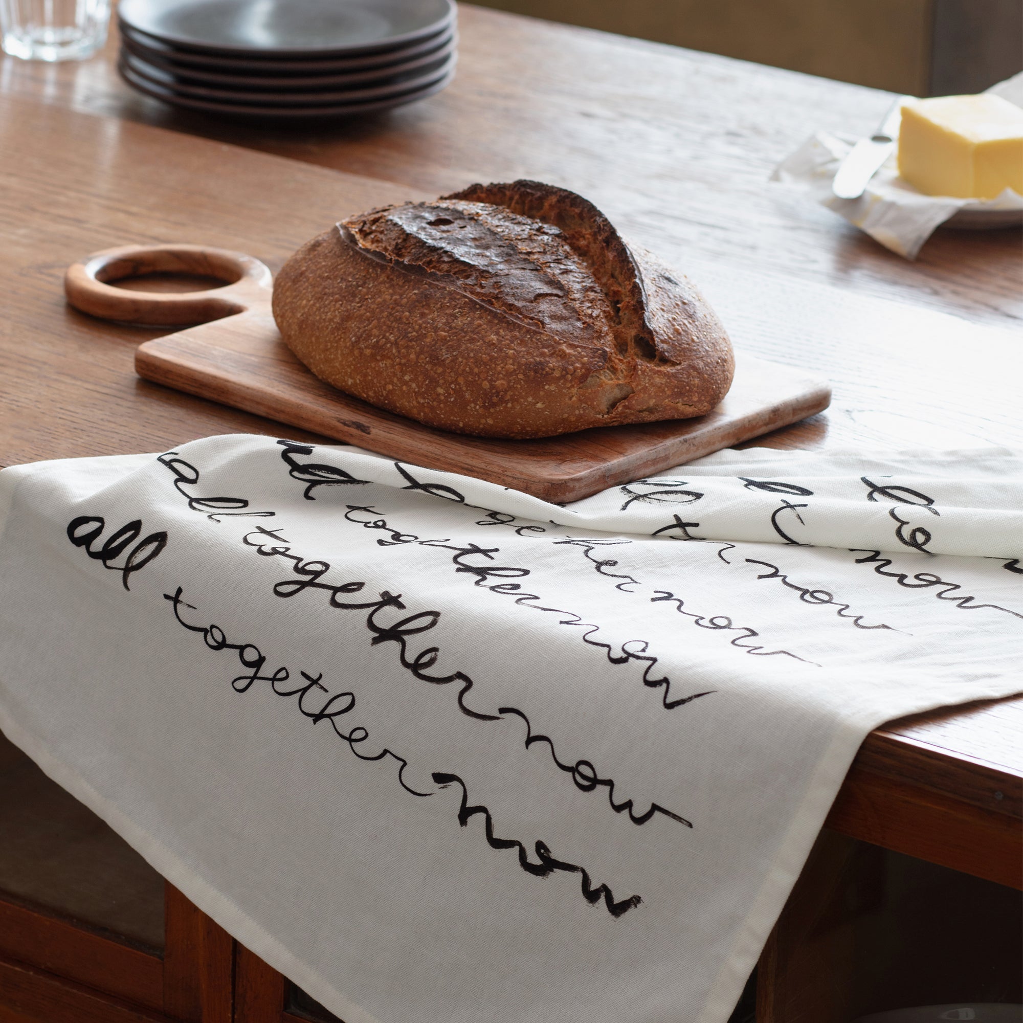 Cotton Tea Towel - All Together Now