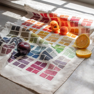 Cotton Tea Towel - Watercolour Swatches
