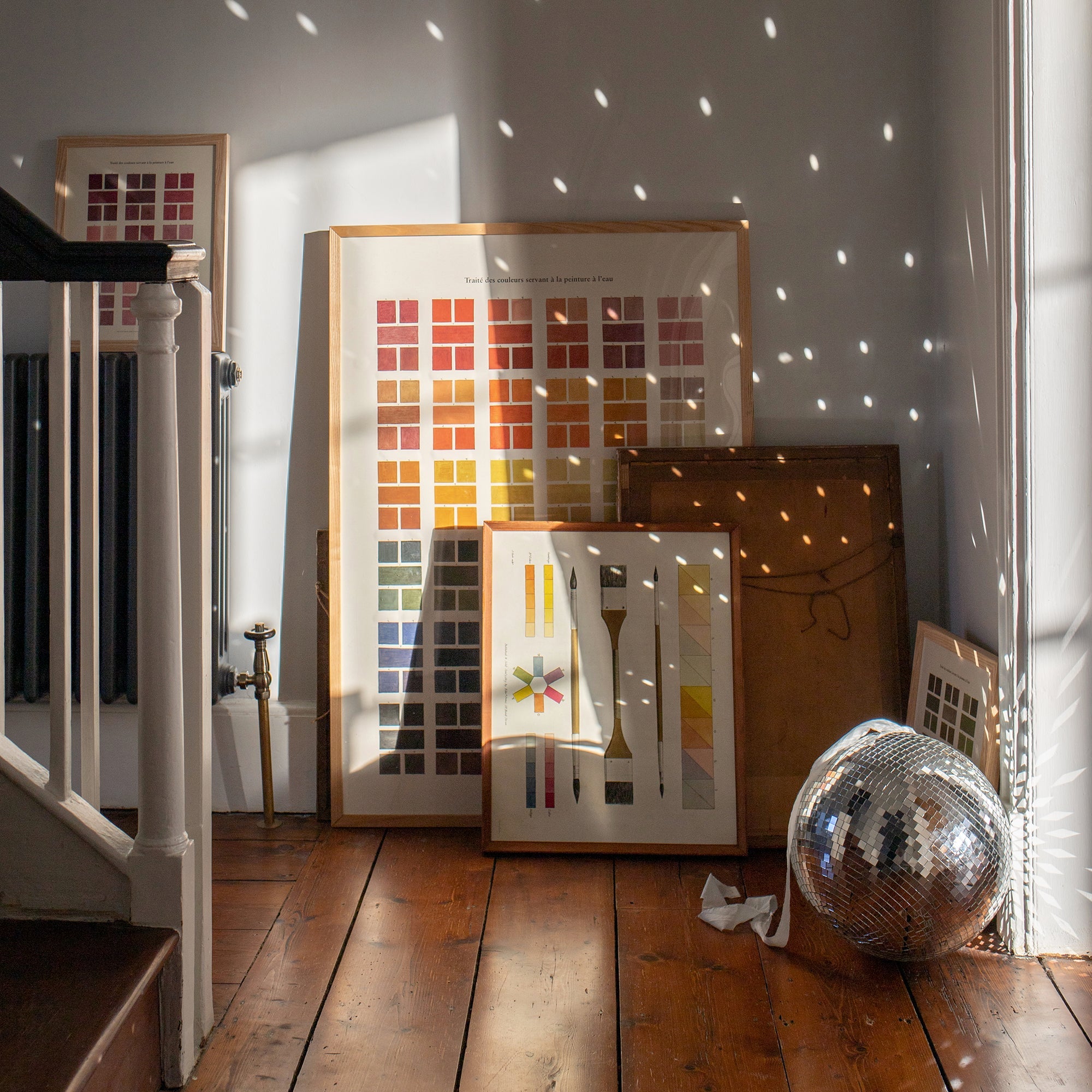 Watercolour Swatches  Fine Art Print