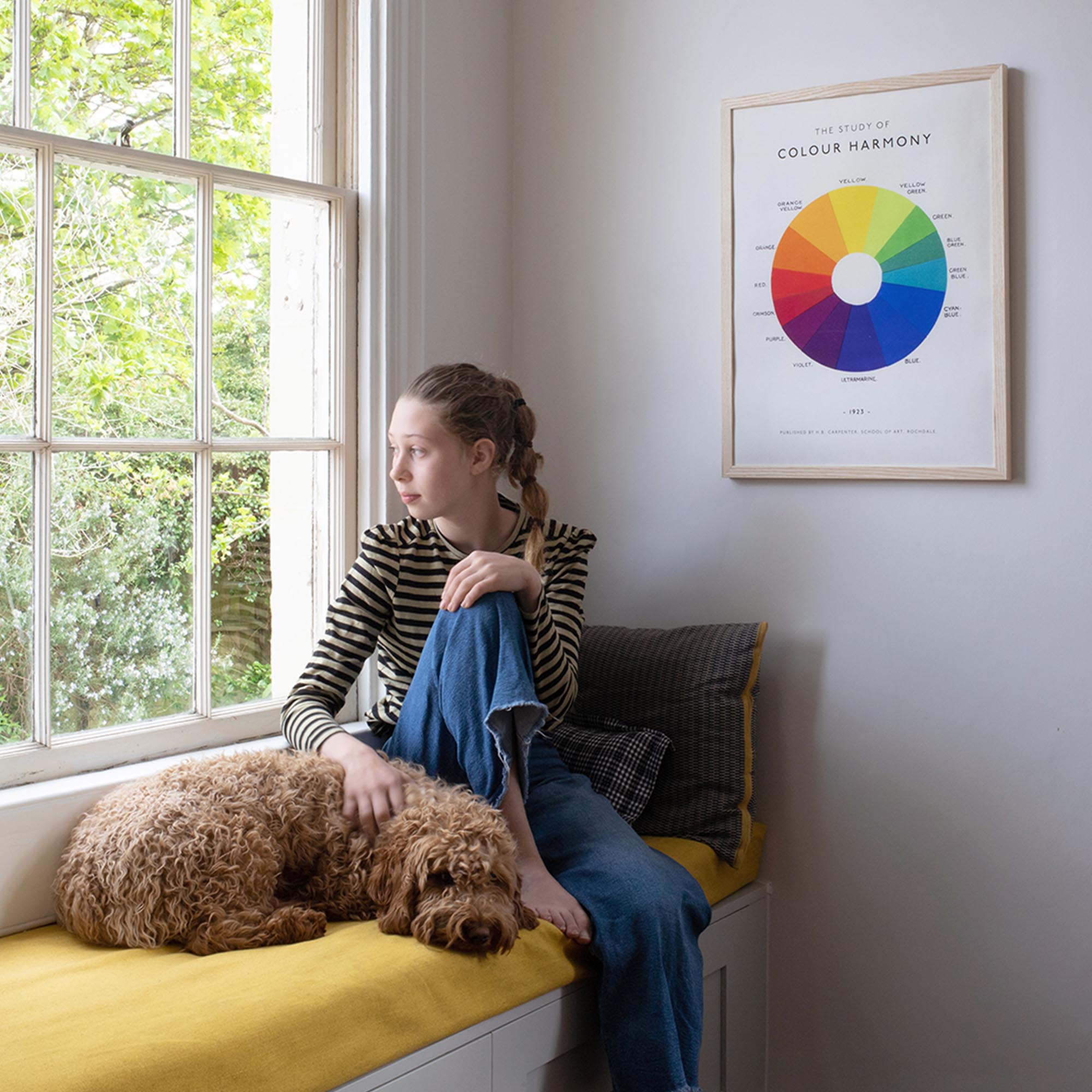 The Study of Colour Harmony  Fine Art Print