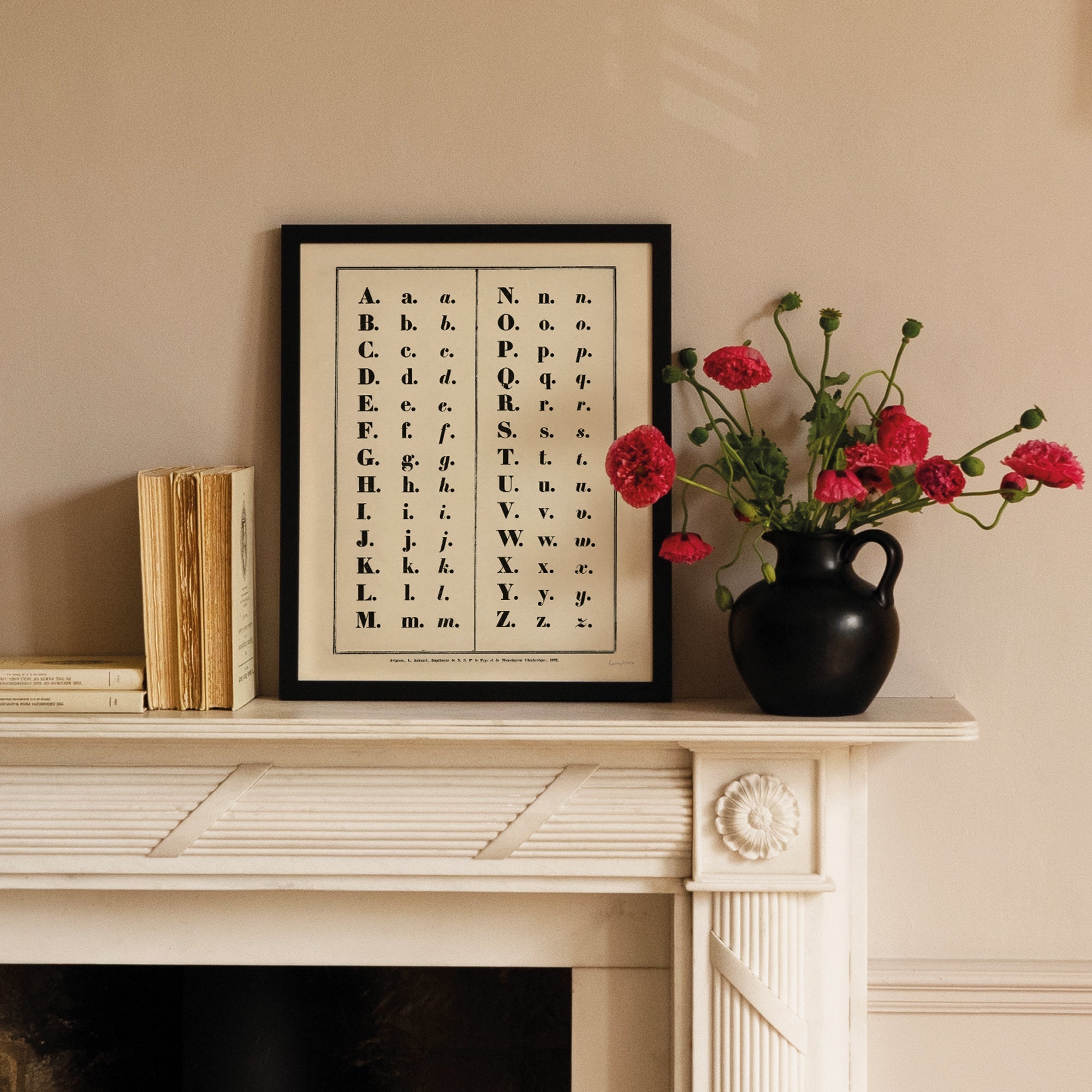 Vintage Alphabet Fine Art Print