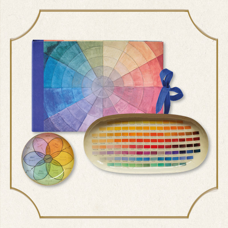 Nomenclature of Colours & Chroma Enamel Trays + Artist Sketchbook Set
