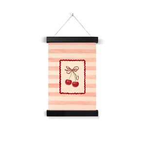 Cherry Fine Art Print with Hanger