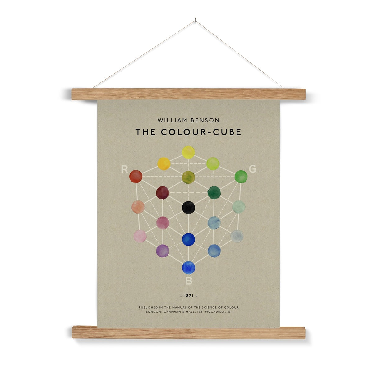 The Colour Cube Fine Art Print with Hanger