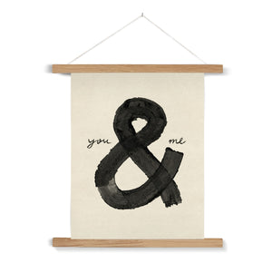 You & Me Fine Art Print with Hanger