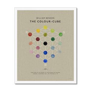 The Colour Cube Framed Fine Art Print