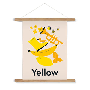 Favourite Colour Yellow Fine Art Print with Hanger