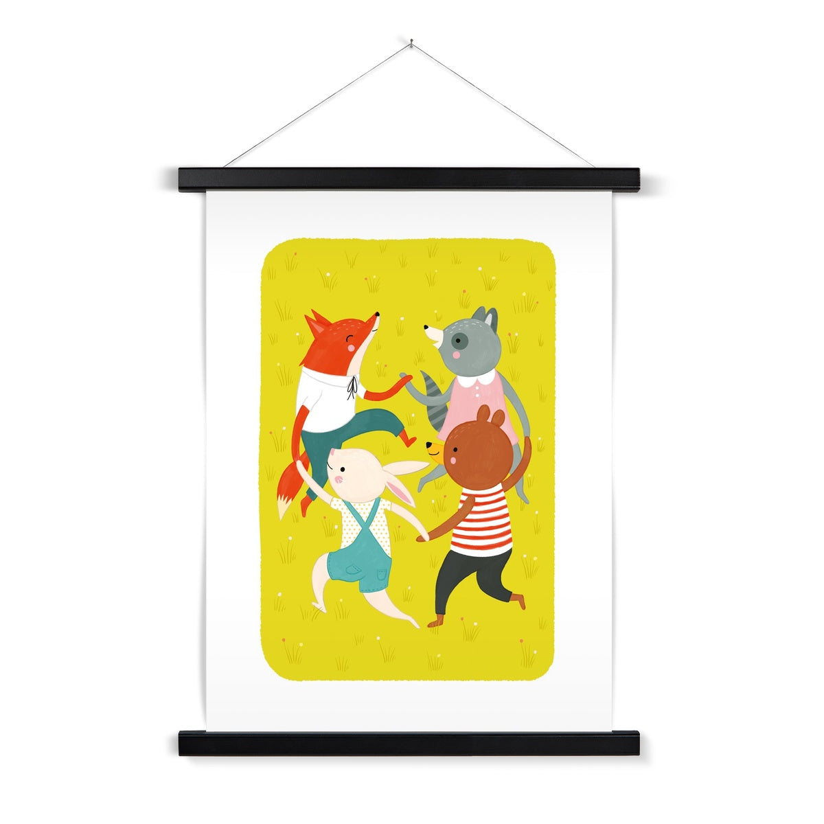 The Joy of Friends Fine Art Print with Hanger | Nora Aoyagi