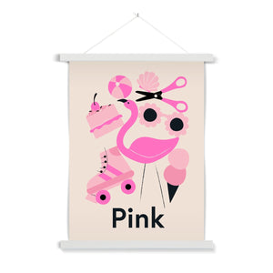Favourite Colour Pink Fine Art Print with Hanger