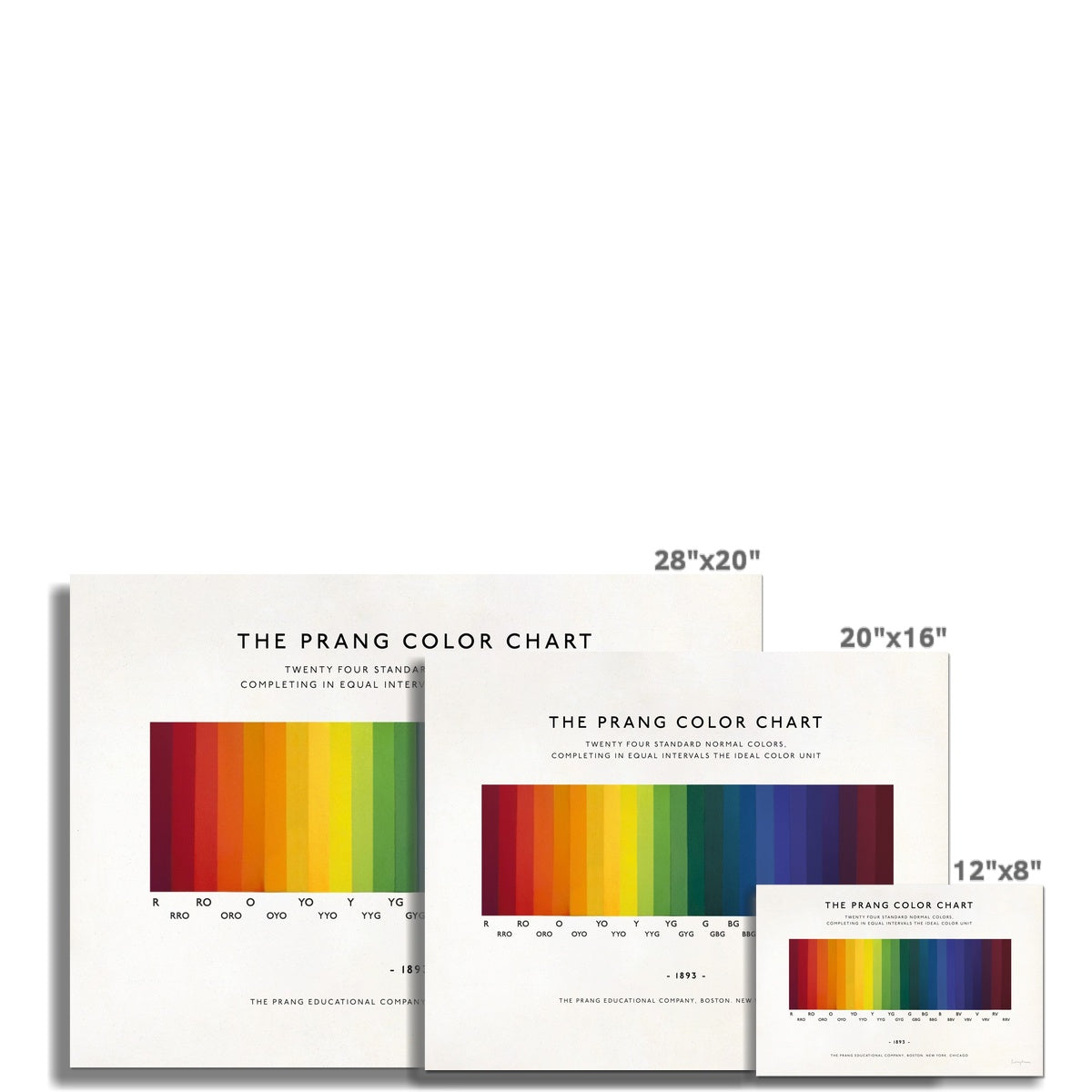 The Prang Color Chart Fine Art Print