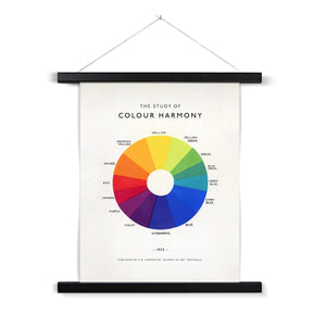 The Study of Colour Harmony Fine Art Print with Hanger