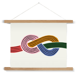 Infinity Knot Fine Art Print with Hanger