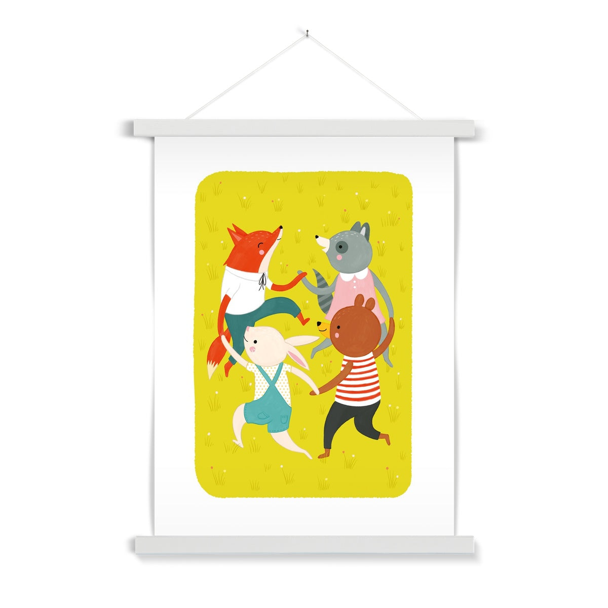 The Joy of Friends Fine Art Print with Hanger | Nora Aoyagi