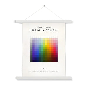 L'Art De La Couleur Fine Art Print with Hanger