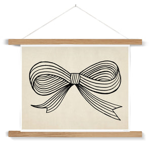 Ink Bow Fine Art Print with Hanger