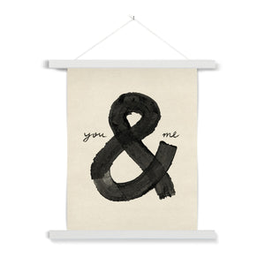 You & Me Fine Art Print with Hanger