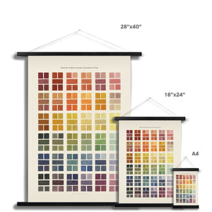 Watercolour Swatches Fine Art Print with Hanger