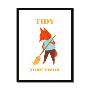 Tidy Your Room Framed Fine Art Print | Nora Aoyagi