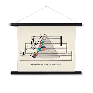 Scale of Sounds & Colours Fine Art Print with Hanger
