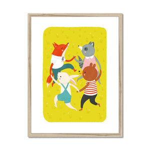The Joy of Friends Framed Fine Art Print | Nora Aoyagi