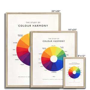 The Study of Colour Harmony Framed Fine Art Print